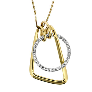 Yellow Gold and Diamond Pendant