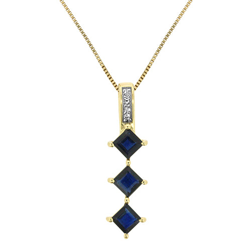 Sapphire and Diamond Pendant