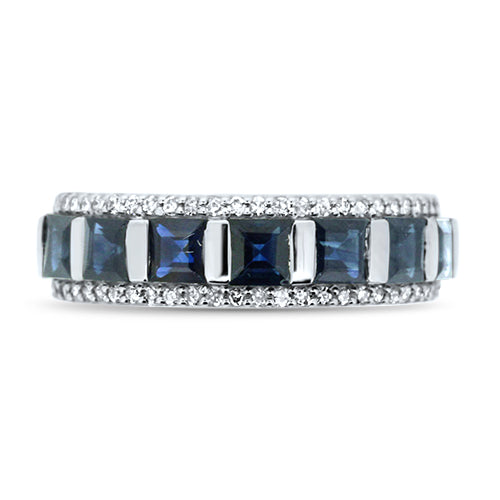 Sapphire and Diamond Ring