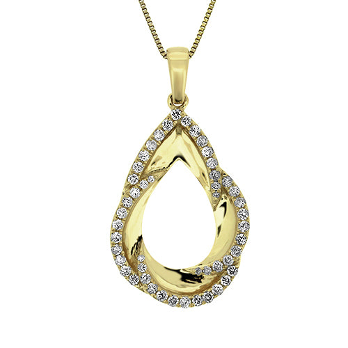 Yellow Gold and Diamond Pendant