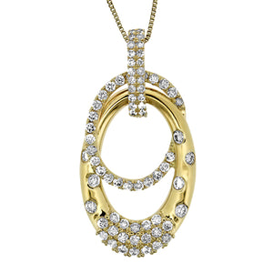 Yellow Gold and Diamond Pendant