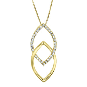 Yellow Gold and Diamond Pendant