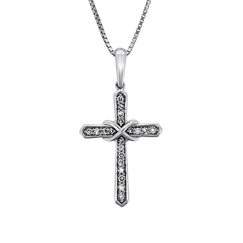 White Gold and Diamond Pendant