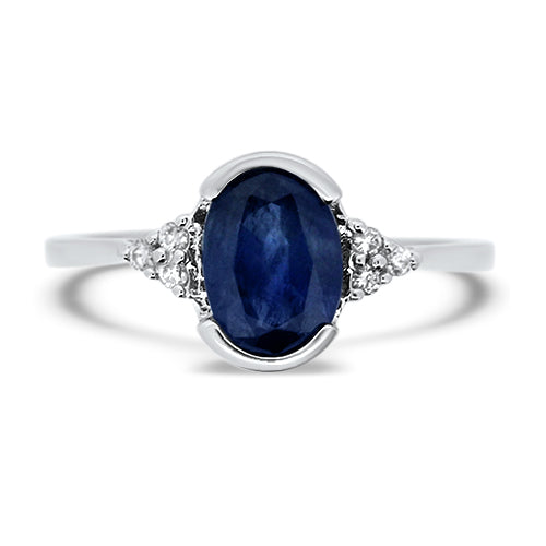 Sapphire and Diamond Ring