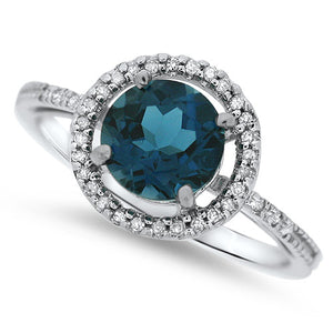 Blue Topaz Ring